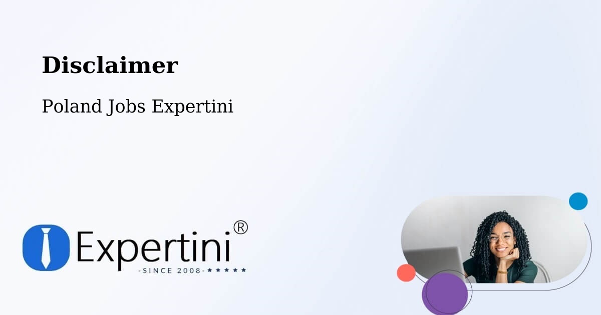 Disclaimer – Suchy Dąb - Poland Jobs Expertini