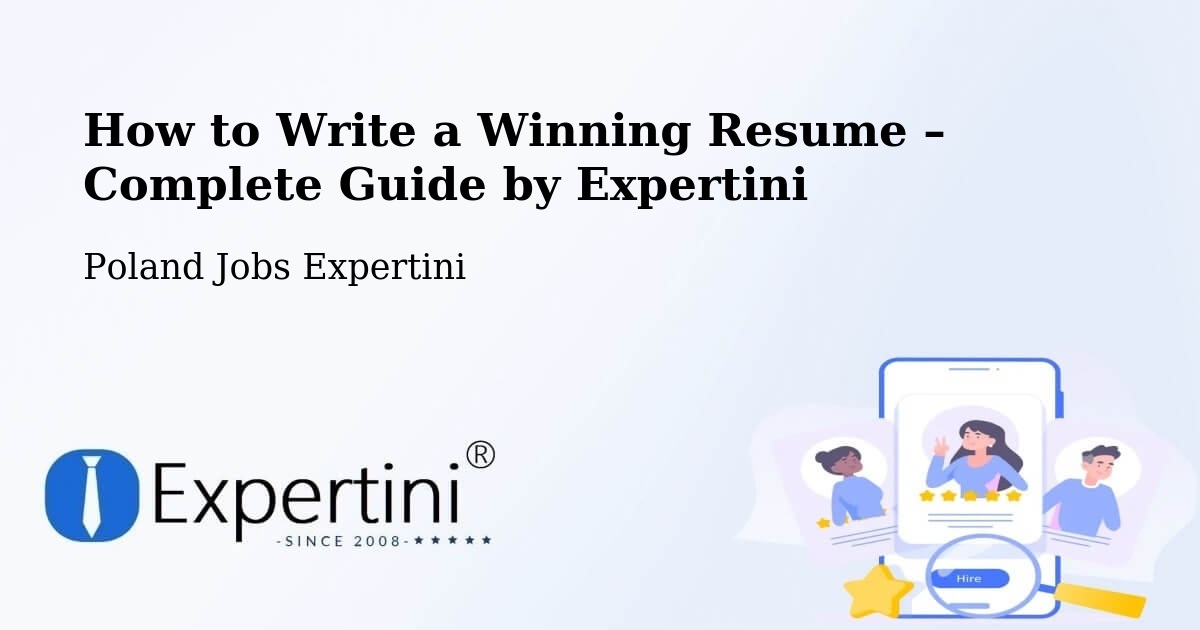 Resume Writing Guide for Job Seekers – Suchy Dąb - Suchy Dąb, Poland Jobs Expertini