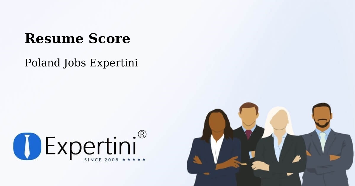 Resume Score & Job Description Match Tool – Suchy Dąb - Poland Jobs Expertini