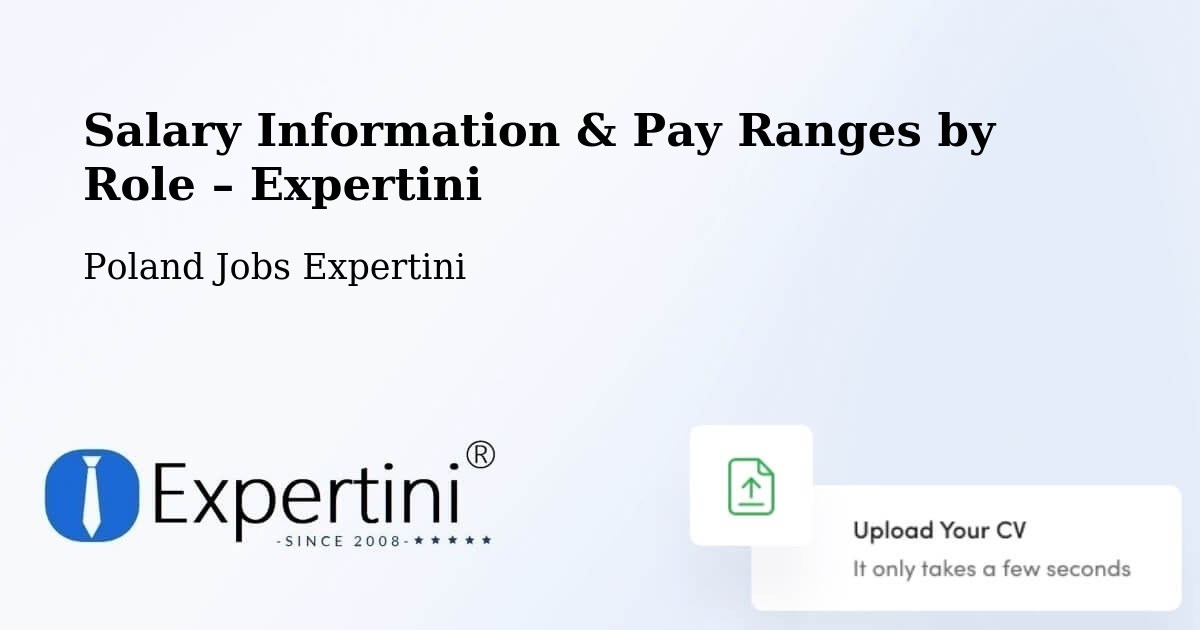Salary Information & Pay Ranges – Suchy Dąb - Suchy Dąb, Poland Jobs Expertini