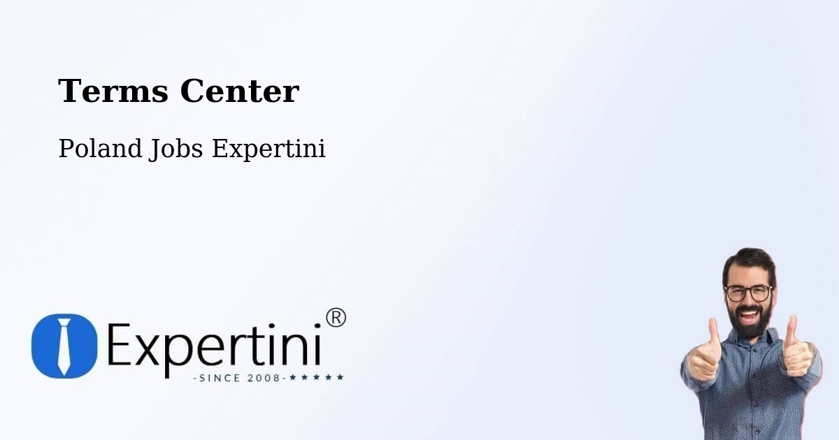 Terms of Service – Suchy Dąb - Poland Jobs Expertini